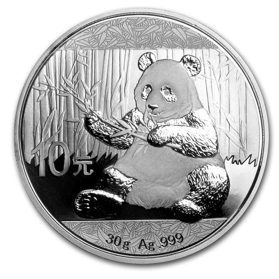 *Entry available to All Members* WIN a 2017 Chinese Panda Silver Silver 30g - with slight toning 