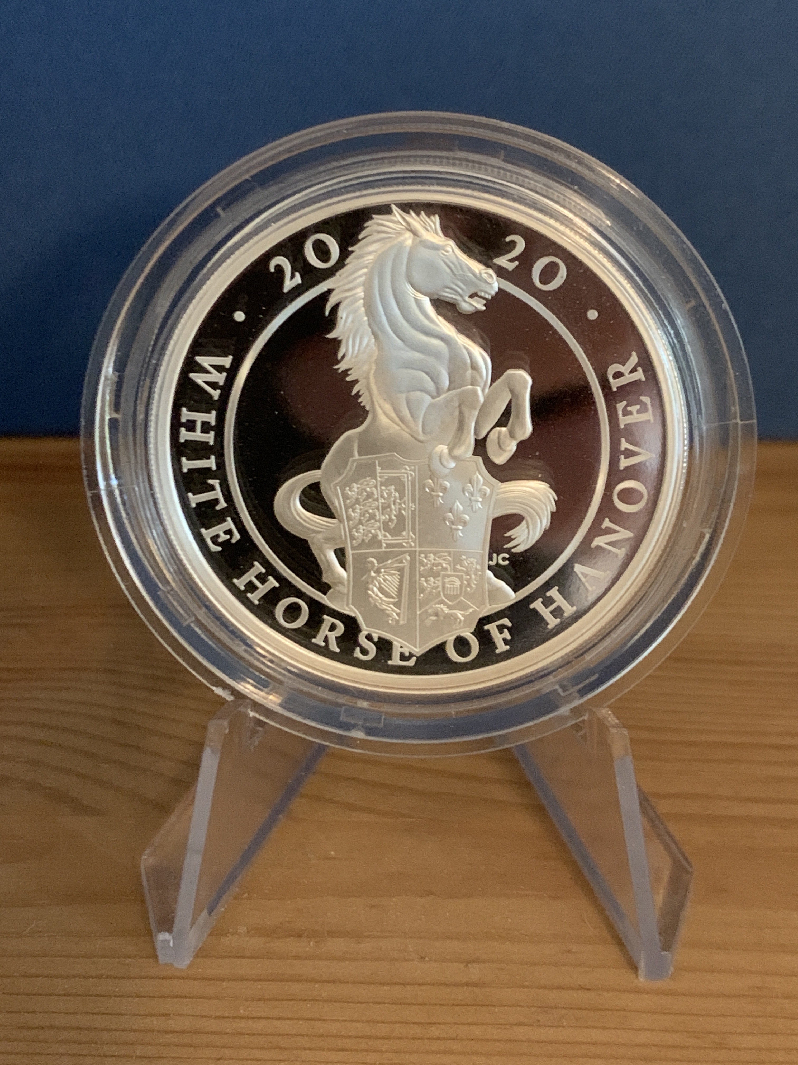 *All members* 1oz Queens Beast Horse of Hanover Silver PROOF coin