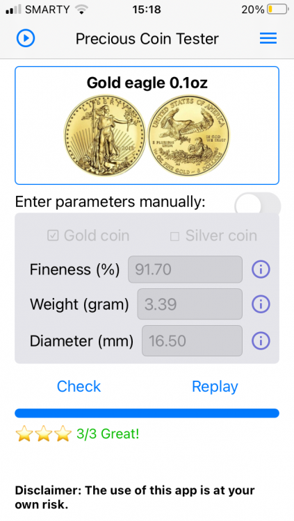 CoinPing identify four coins with ping test, CoinPing