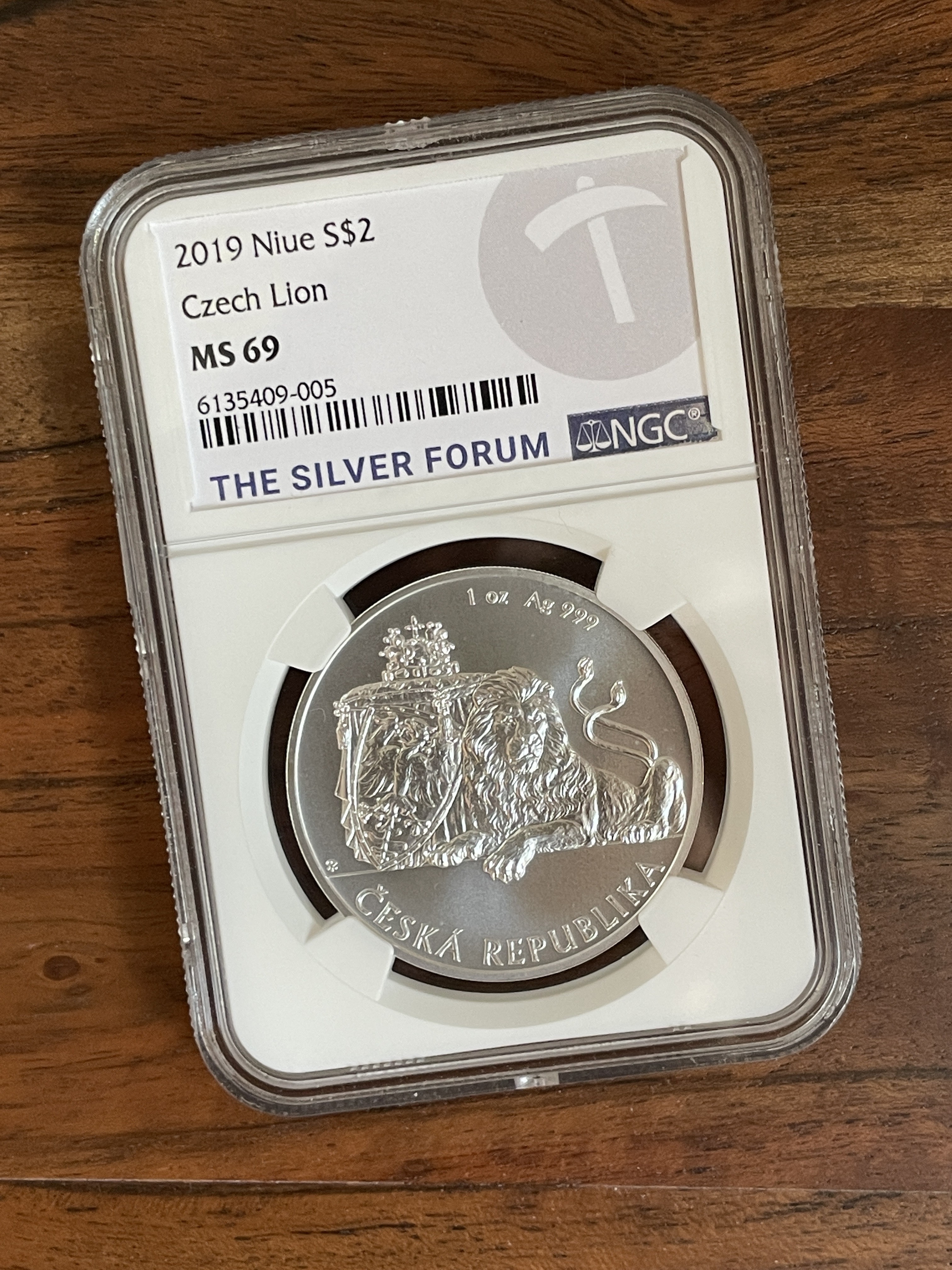 *All Members* Win a TSF branded label NGC 1oz MS69 Czech Lion